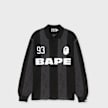 A Bathing Ape Sta Stripe Pattern Jacquard Multi Logo Relaxed Fit LS schwarz 99443 1