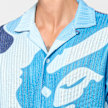 A Bathing Ape Mega ABC Camo Mesh Shirt M blau 99444 3