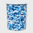 A Bathing Ape ABC Camo Steel Can Stool M blauw 99467 2