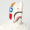 A Bathing Ape City Camo Shark Regular Fit Full Zip Hoodie white 99484 4