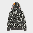 A Bathing Ape City Camo Shark Regular Fit Ful0l Zip Hoodie schwarz 99483 1