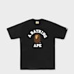 A Bathing Ape College Tee M schwarz 99488 1