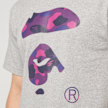 A Bathing Ape Color Camo Ape Face Tee grau 99498 4
