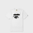 A Bathing Ape Graffiti Ape Face Tee weiß 99504 1