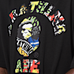 A Bathing Ape Multi Logo College Relaxed Fit Tee schwarz 99508 3