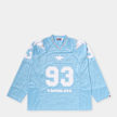 A Bathing Ape Line Camo Multi Logo Cropped Fit Football Jersey blau 99511 1