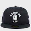 A Bathing Ape Glow In The Dark College New Era 59Fifty Cap blue 99521 4