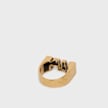 A Bathing Ape Bape Logo Ring Golden gold 99527 2