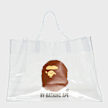 A Bathing Ape Ape Head Clear Bag multicolor 99532 1