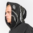 A Bathing Ape Garment Dye Shark Relaxed Fit Full Zip Hoodie schwarz 99555 3
