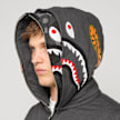 A Bathing Ape Color Camo Shark Full Zip Double Hoodie zwart 99557 5