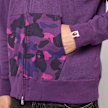 A Bathing Ape Color Camo Shark Full Zip Double Hoodie lila 99559 3