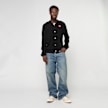 Comme des Garcons Play V-Neck Cardigan Red Emblem zwart 99979 2