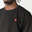 Comme des Garcons Play T-Shirt Red Heart Logo black 99982 3