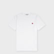 Comme des Garcons Play T-Shirt Mini Red Heart Logo white 99981 1