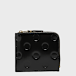 Comme des Garcons Wallet Dots Embossed Leather Line schwarz 99985 1