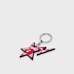 A Bathing Ape ABC Camo Sta Rubber Keychain rosa 102809 1