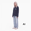 Carhartt WIP Wmns L/S Cardona Pocket T-Shirt blau 104029 2