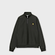 Carhartt WIP Half Zip American Script Sweater schwarz 104081 1