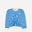 House of Errors Knitted Rain Sweater blue 104116 1