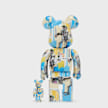 Medicom Bearbrick Jean Michel Basquiat #12 400% & 100% multicolor 104370 3