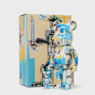 Medicom Bearbrick Jean Michel Basquiat #12 400% & 100% multicolor 104370 4