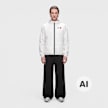 Comme des Garcons Play K-Way Full Zip Jacket Red Emblem weiß 104469 2