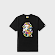 A Bathing Ape Sticker Pack Ape Head Tee black 104964 1