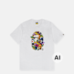A Bathing Ape Sticker Pack Ape Head Tee Weiss 104963 1