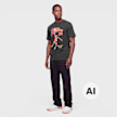 Jordan Brooklyn Graphic T-Shirt Schwarz 105676 2