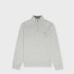 Polo Ralph Lauren Luxury Jersey Quarter Zip Pullover grau 105888 1