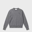 AMI PARIS Crewneck Sweater With ADC gris cendre chine/noir UndefinedColor 106042 1