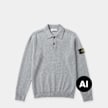 Stone Island LS Polo grijs 106702 1