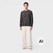 C. P. Company Knitwear Crew Neck In Cotton Chenille raven Undefinierte Farbe 106828 2