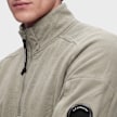 C. P. Company Diagonal Raised Fleece Half Zip Lens Sweater beige 106830 3