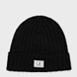 C. P. Company Extrafine Merino Wool Logo Beanie schwarz 106847 1