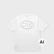 Arte Antwerp Outlined Logo T-Shirt weiß 107107 1
