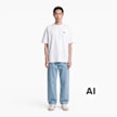 Arte Antwerp Bleached Energy Pants blau 107110 2
