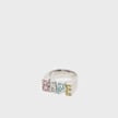 A Bathing Ape Bape Logo Ring Multi Color Rhinestone multi-colour 108078 1