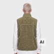 Pas Normal Studios Off-Race Pile Fleece Vest Beige 139187 3