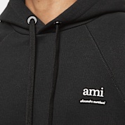 Buy AMI PARIS Hoodie Ami AM in black | USW224.747-001 at MBCY