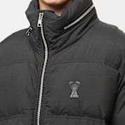 Buy AMI PARIS Ami De Coeur Down Jacket in zwart | HJK403
