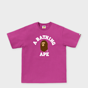 Buy A Bathing Ape College Tee M pink College Tee M in light pink
