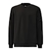 C. P. Company Diagonal Raised Fleece Crewneck Sweatshirt black 86020 1