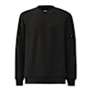 C. P. Company Diagonal Raised Fleece Crewneck Sweatshirt zwart 86020 1