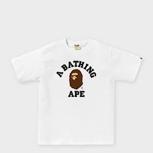 その他 M Buy A Bathing Ape College Tee M in white | 001TEM301001MWHT at MBCY
