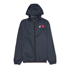 Comme des Garcons Play K-Way Jacket Full Zip blue