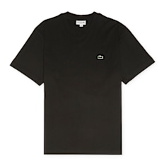 Lacoste Custom Slim Fit Jersey Crewneck T-Shirt schwarz