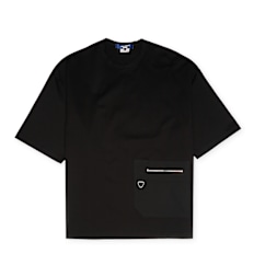 Comme des Garcons Homme T-Shirt aus Baumwolle schwarz