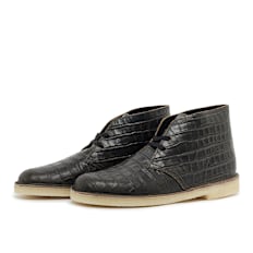 Clarks Originals Desert Boot Crocodile Leather Braun